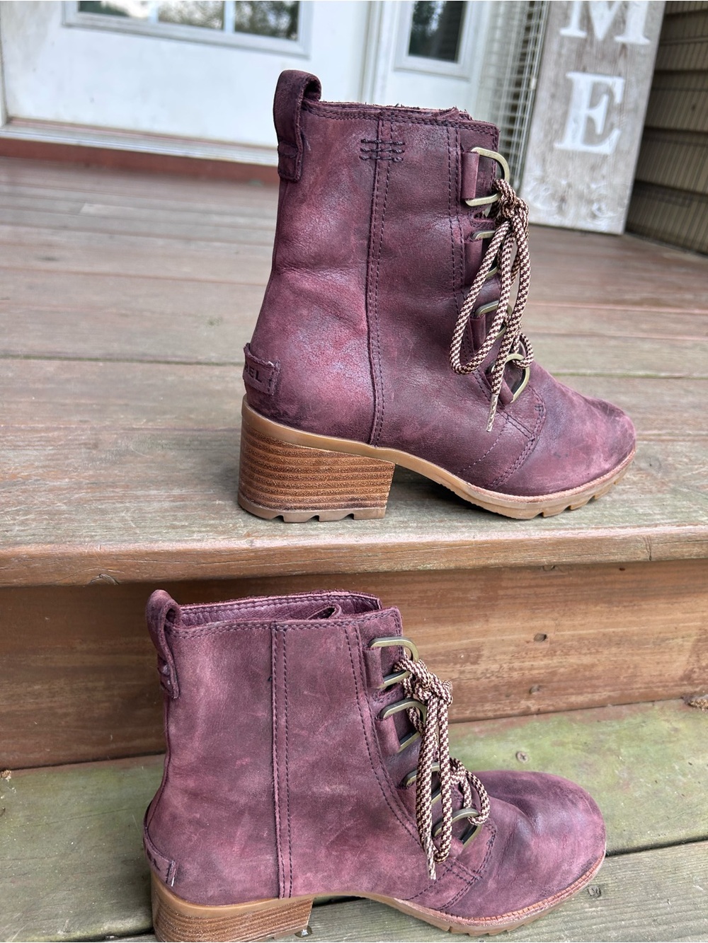 Sorel Cate Waterproof Lace Up Bootie GUC 8.5 - Picture 4 of 6
